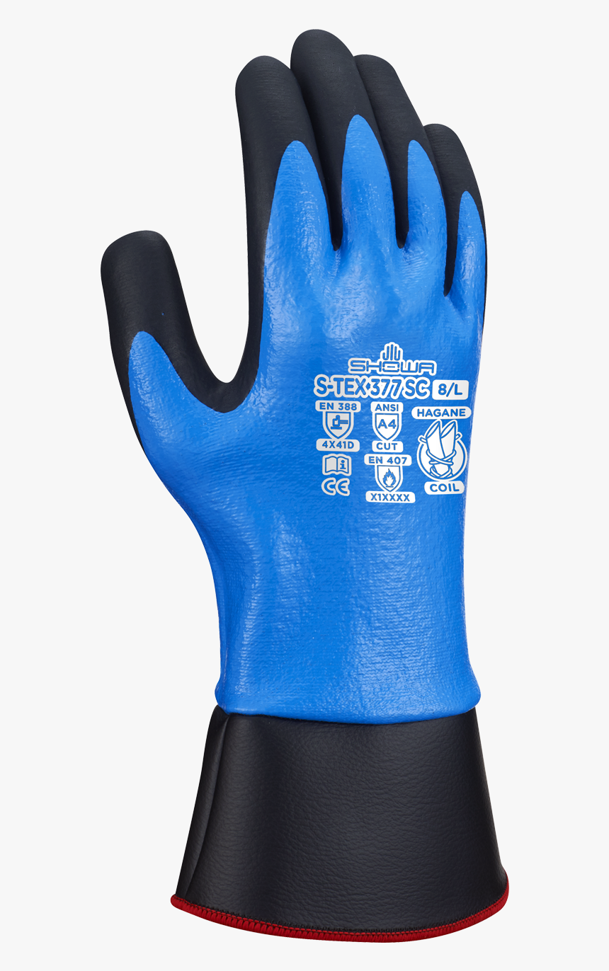 Cut Protection Glove S Tex 377sc - Electric Blue, HD Png Download, Free Download