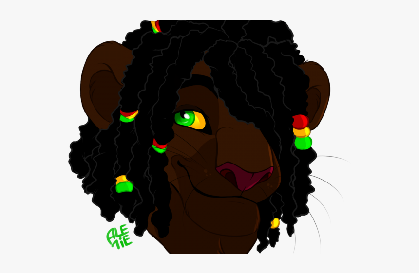 Rasta Clipart Hair - Illustration, HD Png Download, Free Download