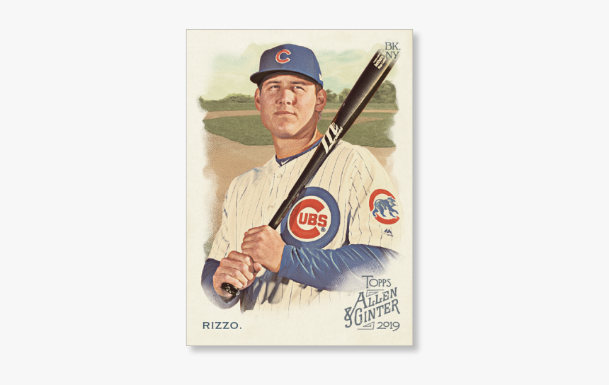 Anthony Rizzo 2019 Topps Allen & Ginter Oversized Base - Chicago Cubs, HD Png Download, Free Download