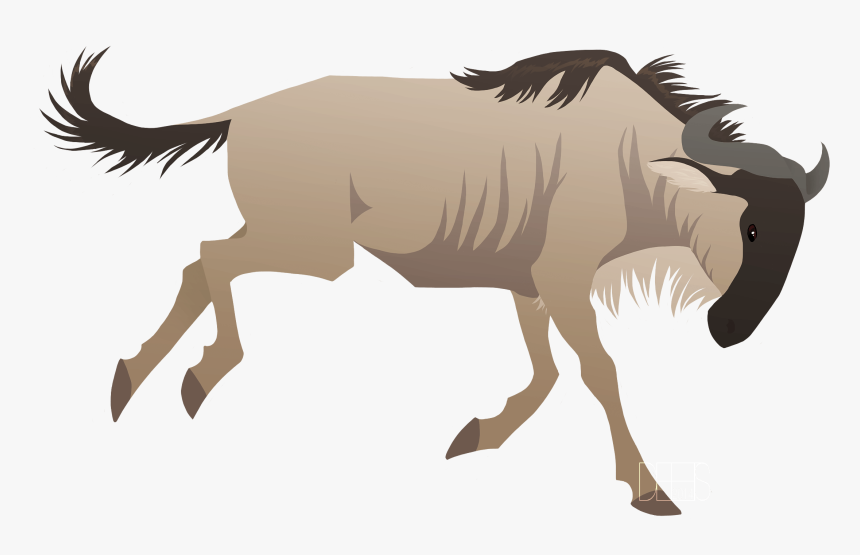 Wildebeest Cliparts - Wildebeest, HD Png Download, Free Download