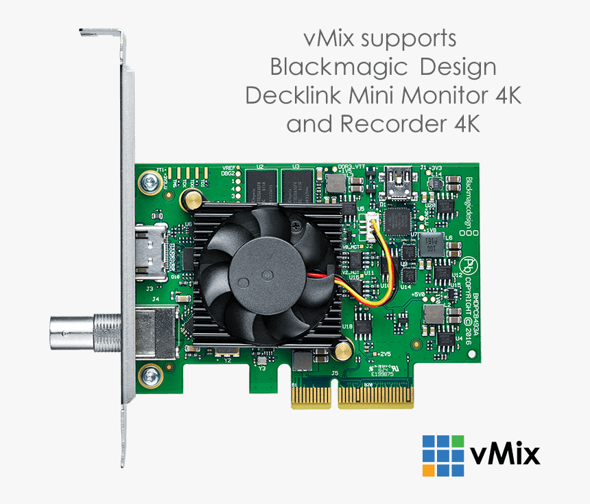 Blackmagic Mini Recorder Vmix - Blackmagic Decklink Mini Recorder, HD Png Download, Free Download