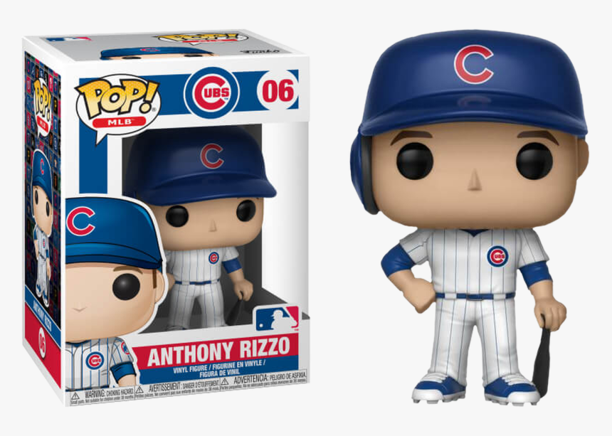 Anthony Rizzo Pop Vinyl Figure - Chicago Cubs Funko Pop, HD Png Download, Free Download