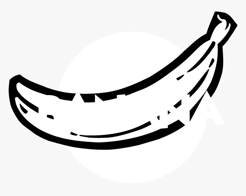 Banana Beach Bar Logo Black And White - Banana Beach Bar Logo, HD Png Download, Free Download