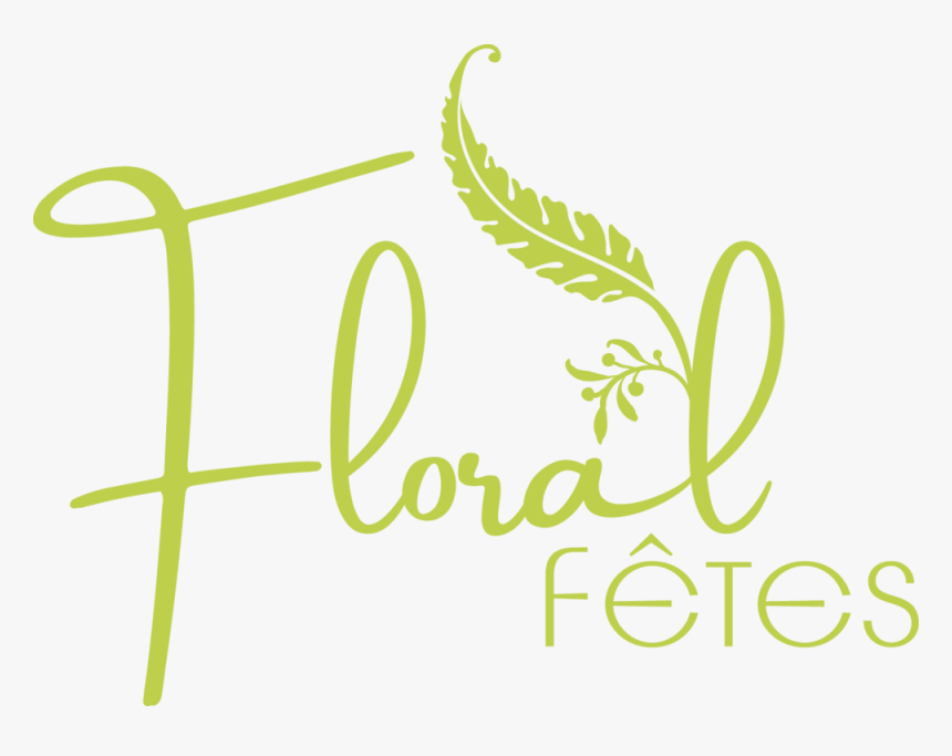 Floral Fetes Logo To Curves No Frame - Calligraphy, HD Png Download, Free Download