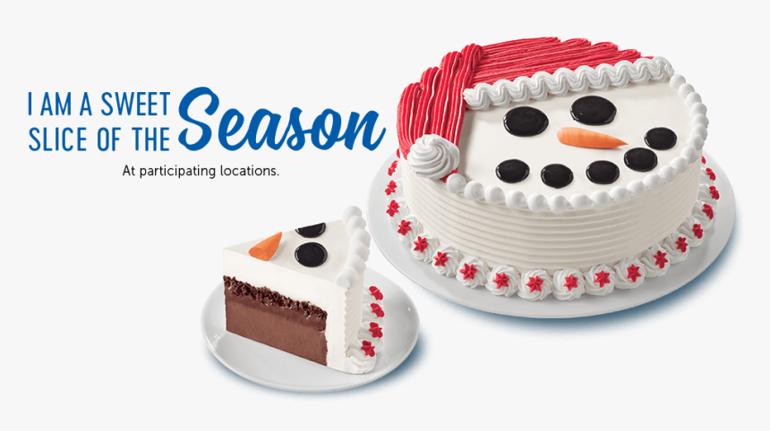 Christmas Dairy Queen Cakes Hd Png Download Kindpng