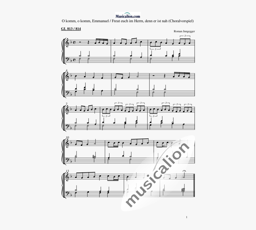 O Komm, O Komm, Emmanuel - Satb, HD Png Download, Free Download