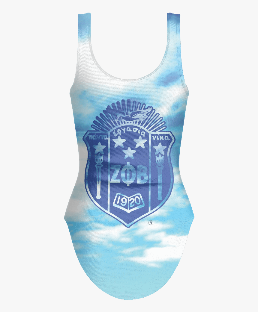 Zeta Phi Beta One Piece Swimsuit - Active Tank, HD Png Download, Free Download