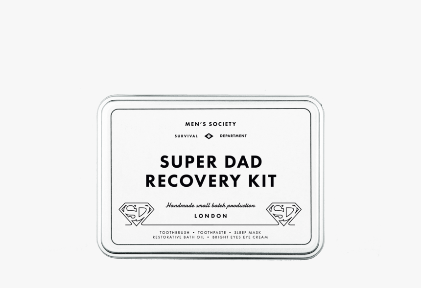 Super Dad Recovery Kit Design By Men"s Society - Men's Society, HD Png Download, Free Download