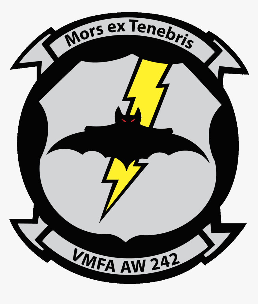 Vmfa Aw 242 Insignia - Vmfa Aw )- 242 Patch, HD Png Download, Free Download