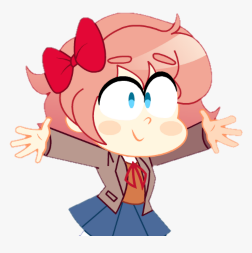 #ddlc #dokidoki #dokidokiliteratureclub #dokidokisayori - Cartoon, HD Png Download, Free Download