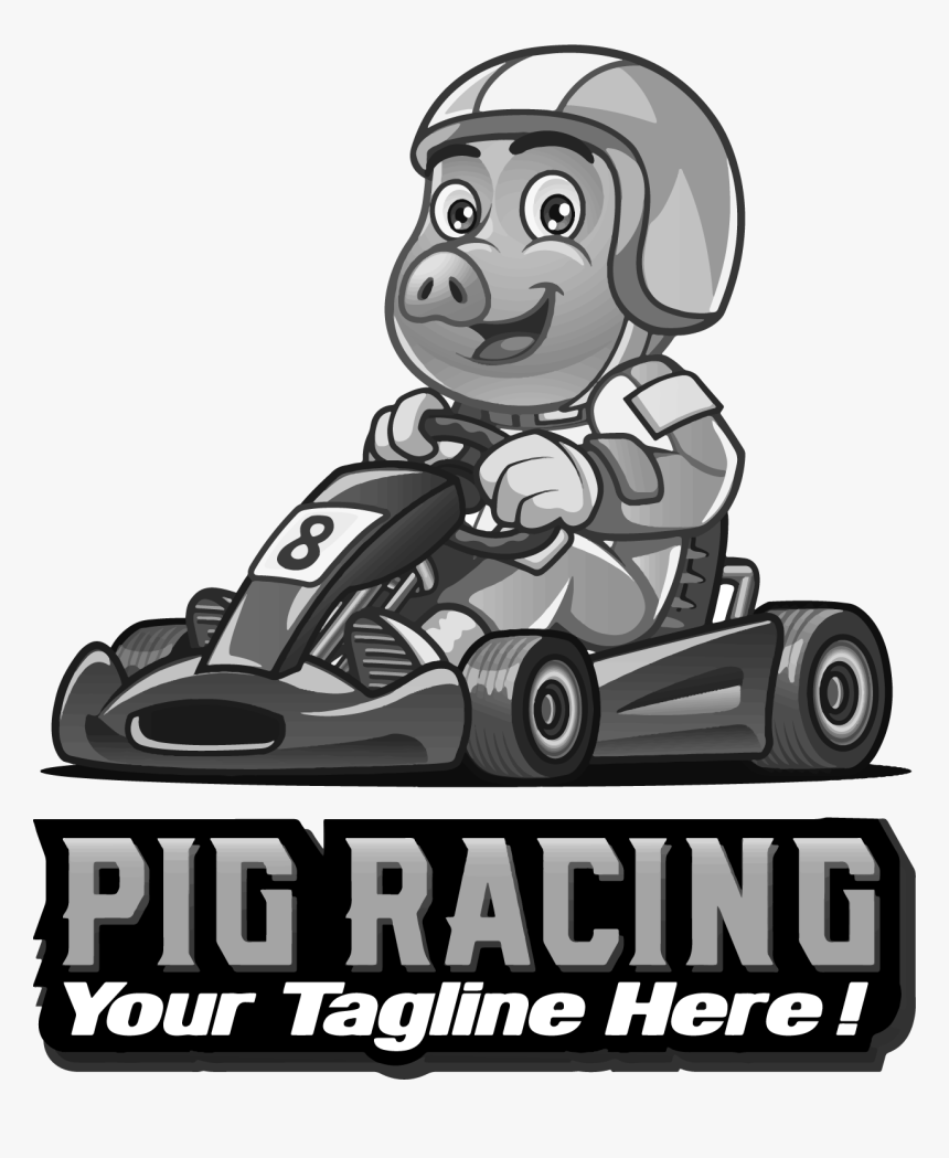 Pig Racing Cartoons, HD Png Download, Free Download