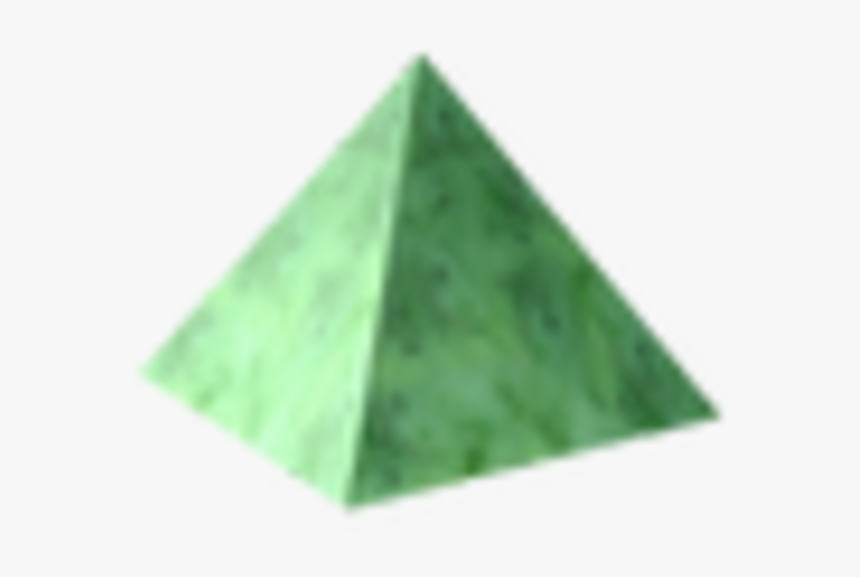 Green Pyramid Png, Transparent Png, Free Download