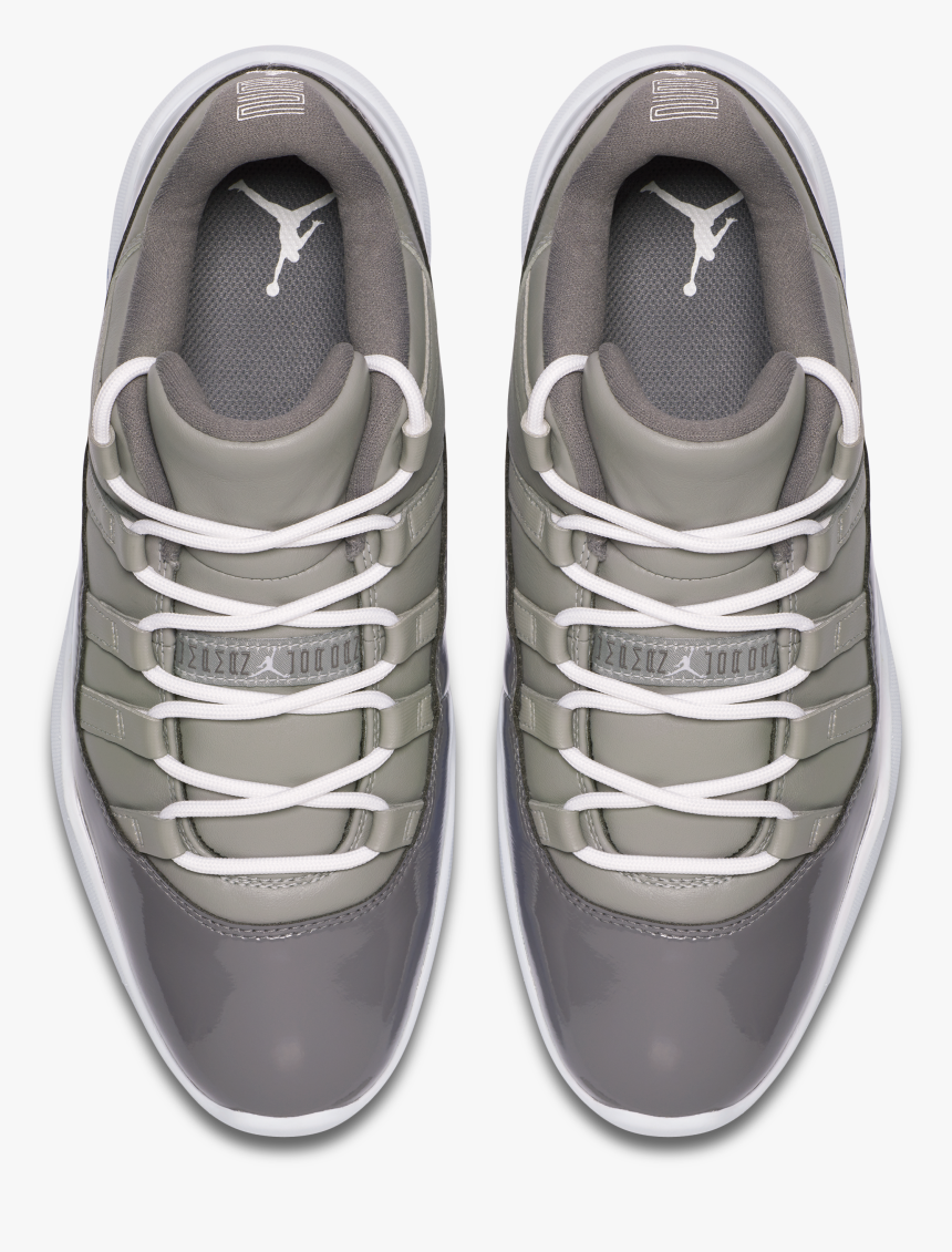 Air Jordan Grey - Nike Jordan 11 Golf Cool Grey, HD Png Download - kindpng