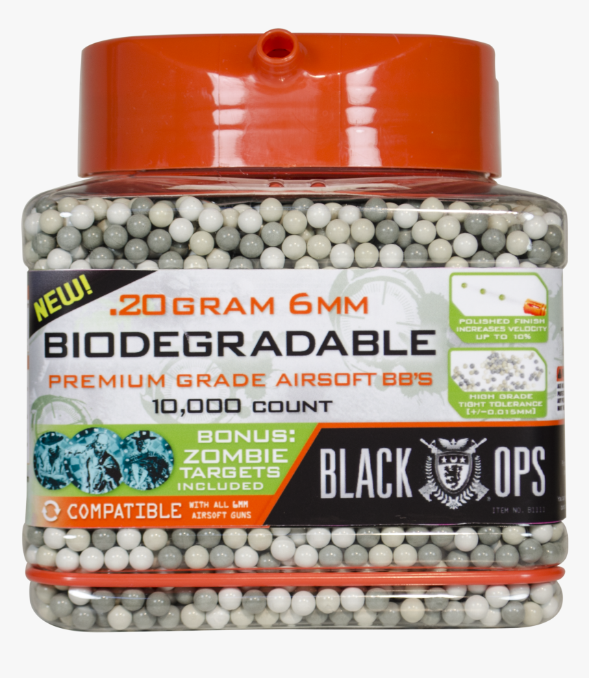 Black Ops Airsoft Ammo - .20 Gram Airsoft Bbs, HD Png Download, Free Download