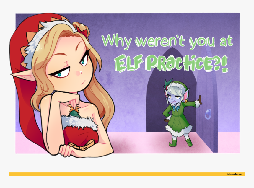 Weren T You At Elf Practice Fanart, HD Png Download, Free Download