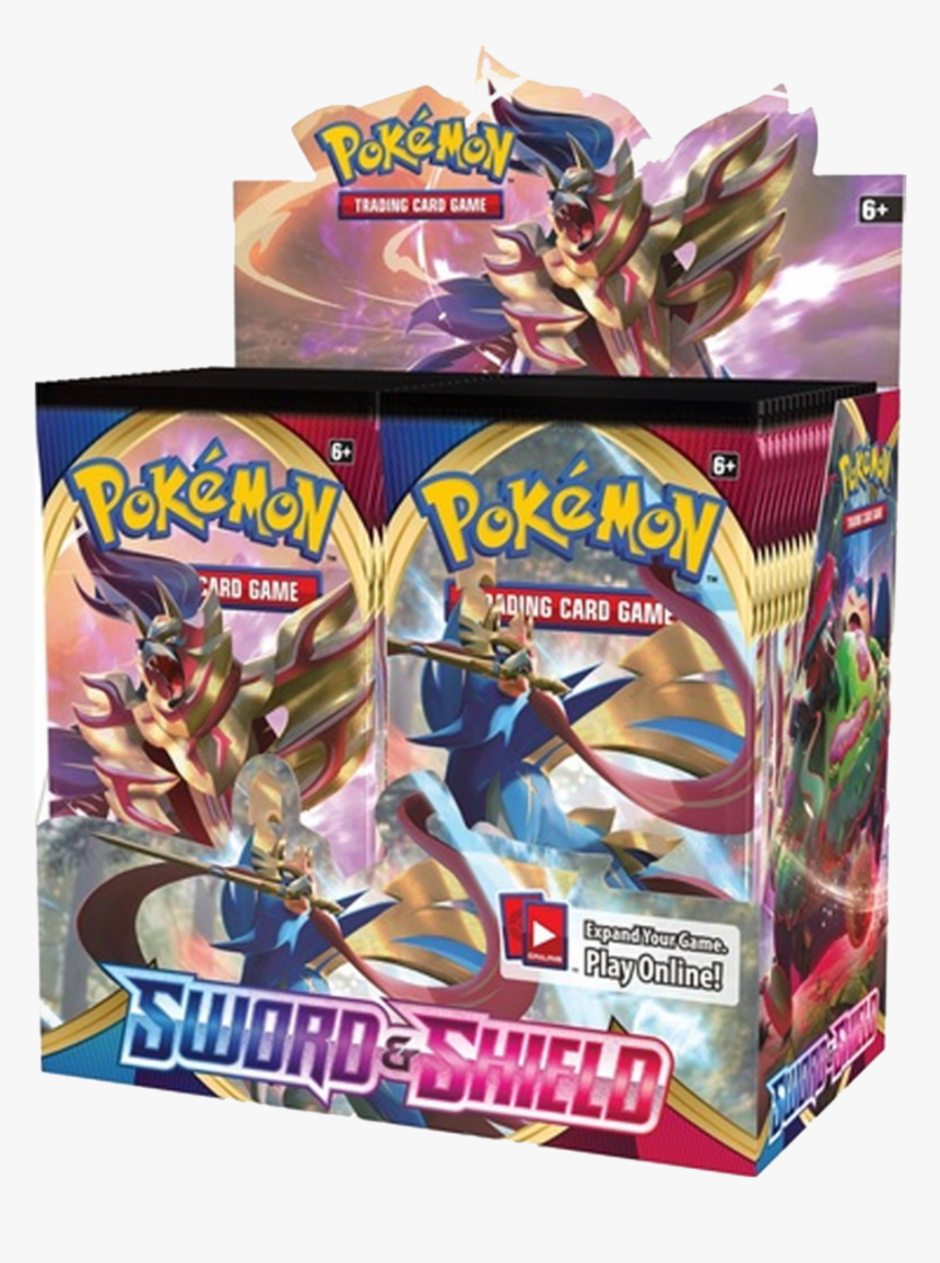 Booster Display En - Pokemon Sword And Shield Cards, HD Png Download, Free Download