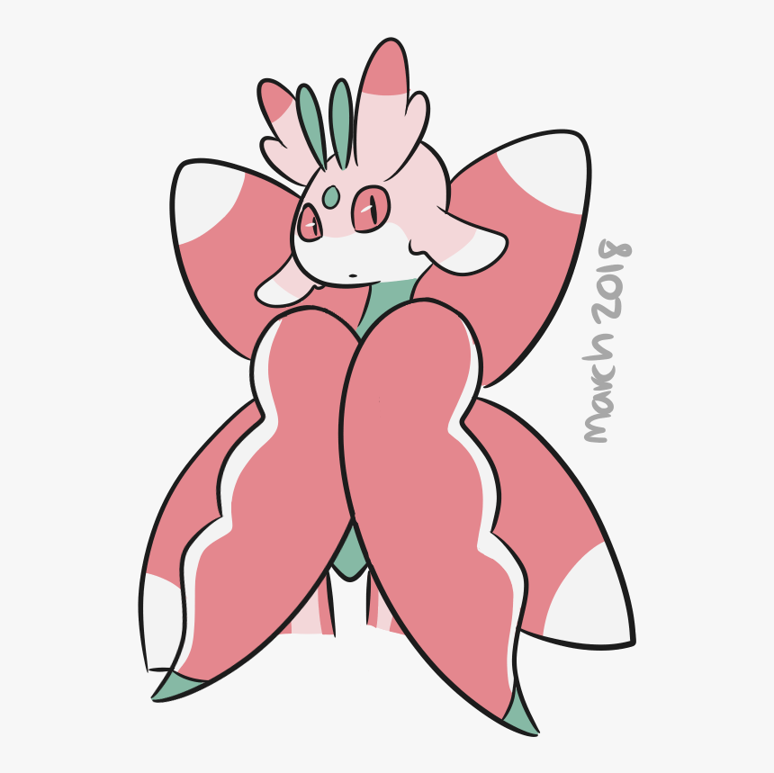 Lurantis Redraw - Cartoon, HD Png Download, Free Download