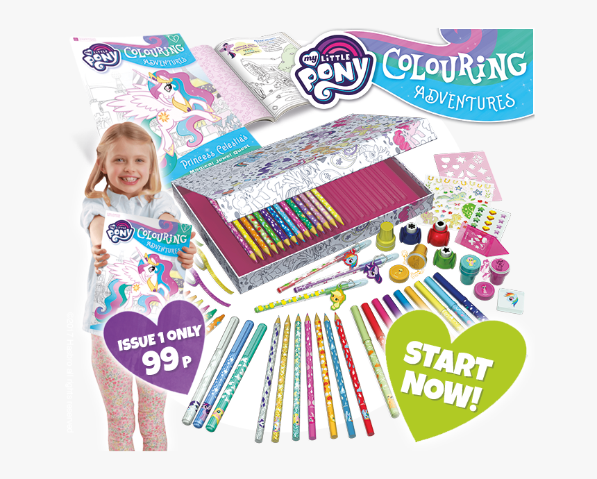 My Little Pony Coloring Set, HD Png Download, Free Download