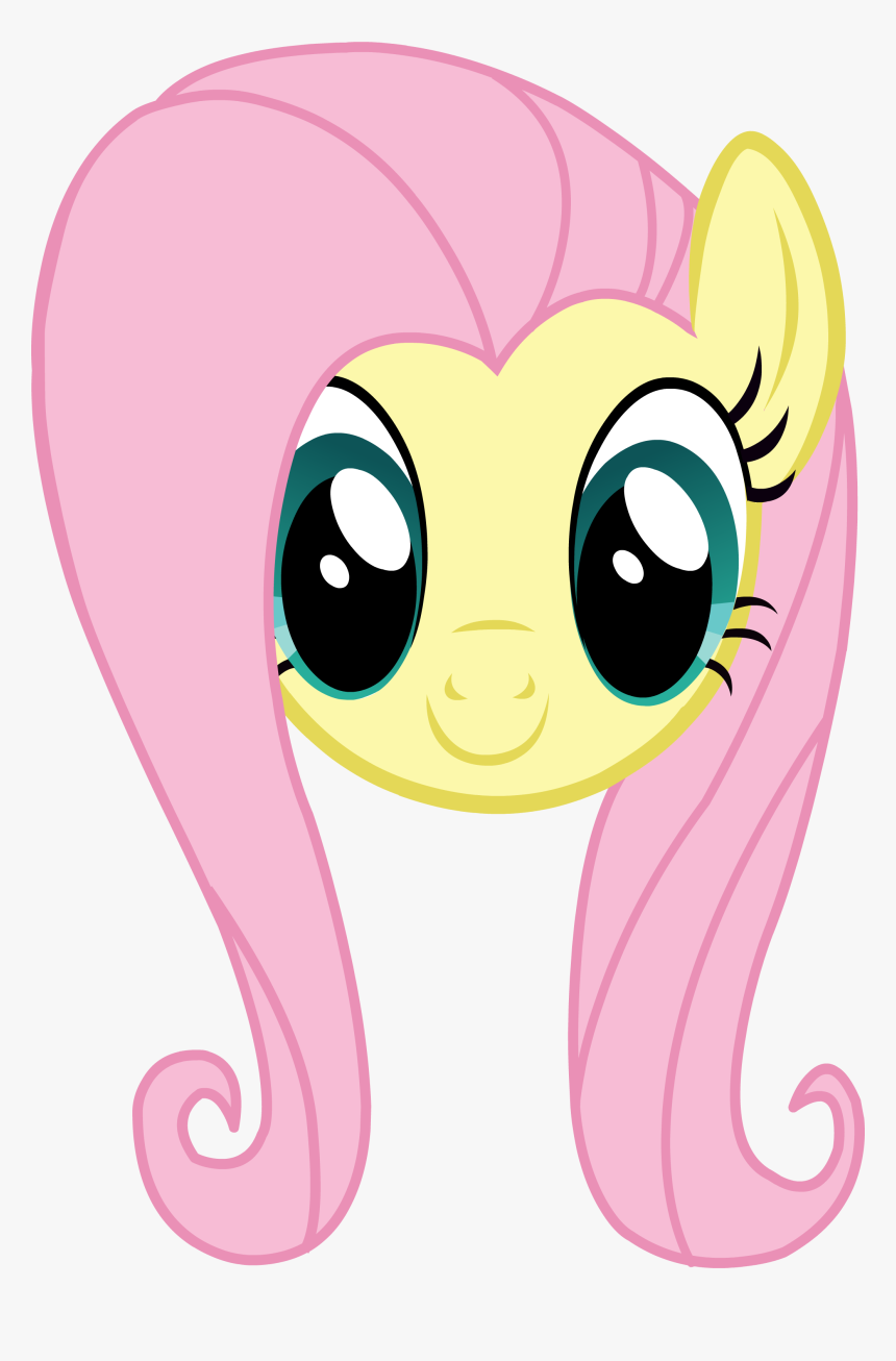 Banner Library Library Mlp Fluttershy Headshot Normal My Little Pony Fluttershy Head Hd Png Download Kindpng