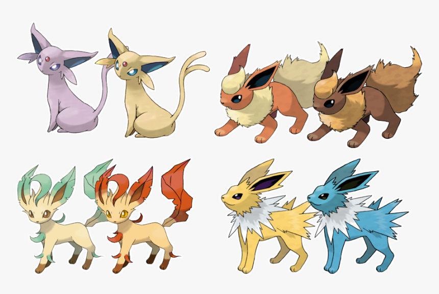 Eevee And Its Evolutions, HD Png Download, Free Download