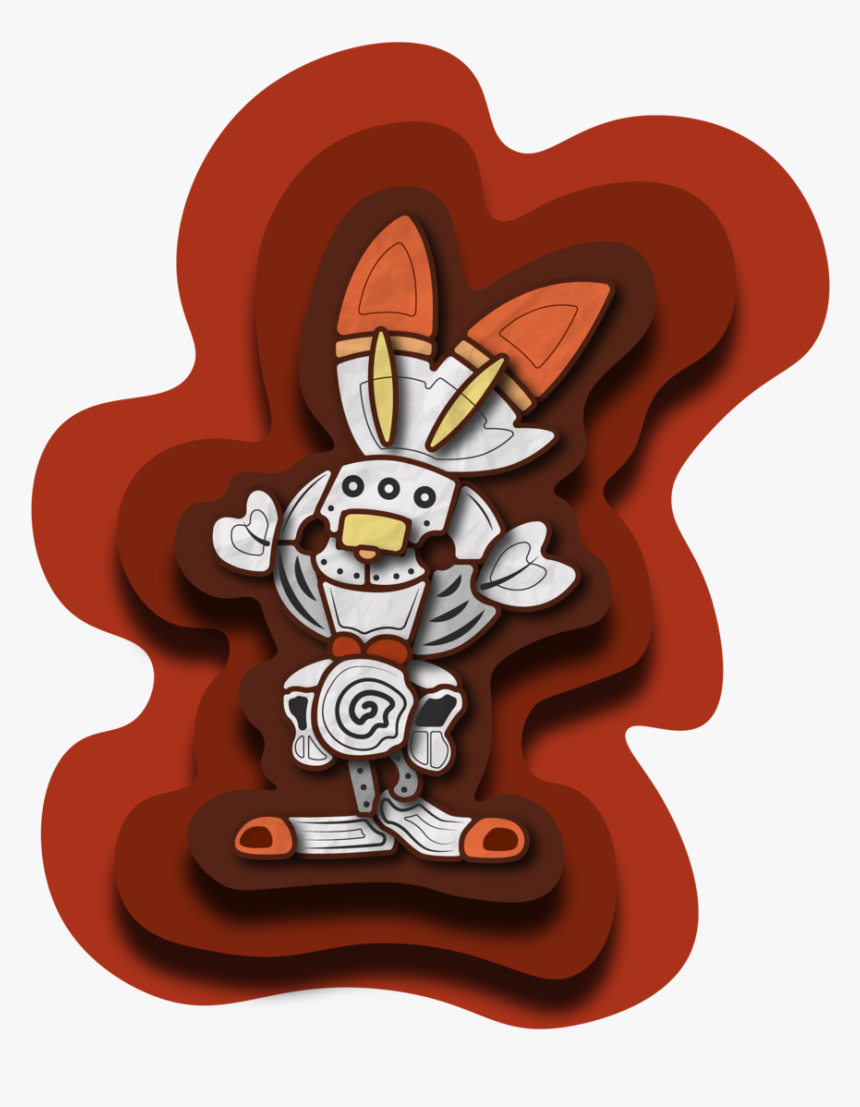 Scorbunny-sticker, HD Png Download, Free Download