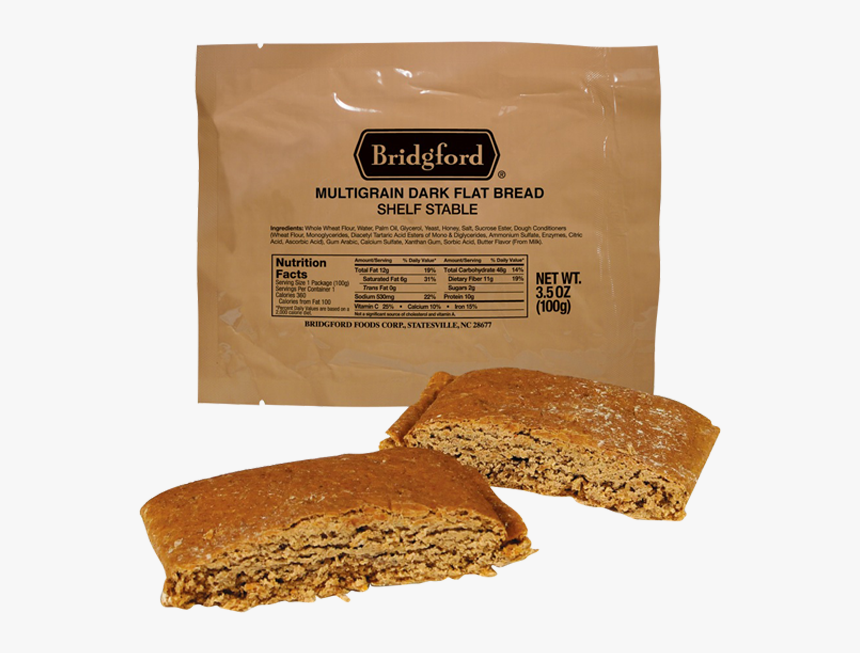 Multigrain Dark Flat Bread - Bridgford Foods Corporation, HD Png ...