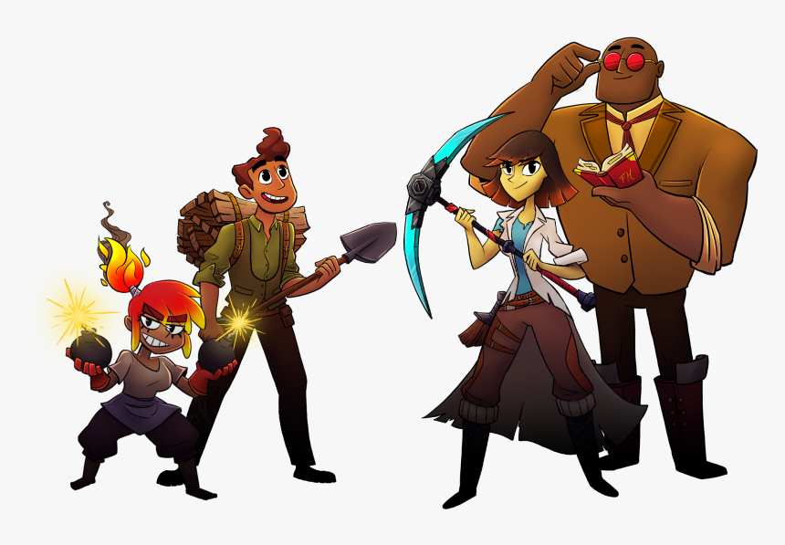 Characters - Pc Fossil Hunters Png, Transparent Png, Free Download