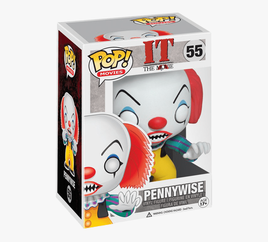 Transparent Pennywise 2017 Png - Funko Pop Pennywise 55, Png Download
