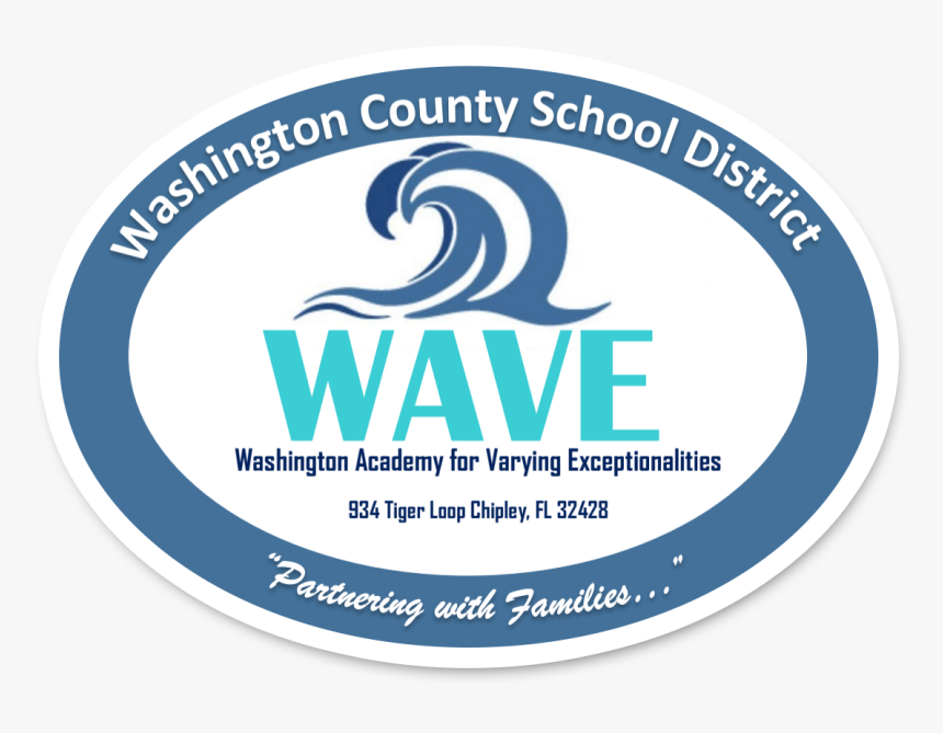 Wave Logo - Washington County School District Fl, HD Png Download, Free Download