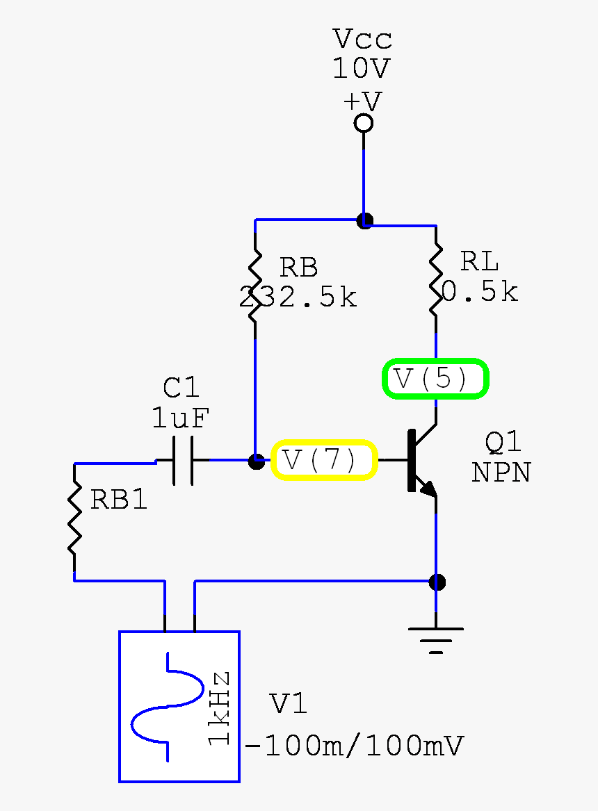 Bjt Amplifier - Transistor As A Switch, HD Png Download, Free Download