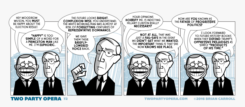 Defending The Defended - Political Woodrow Wilson Comic, HD Png Download, Free Download