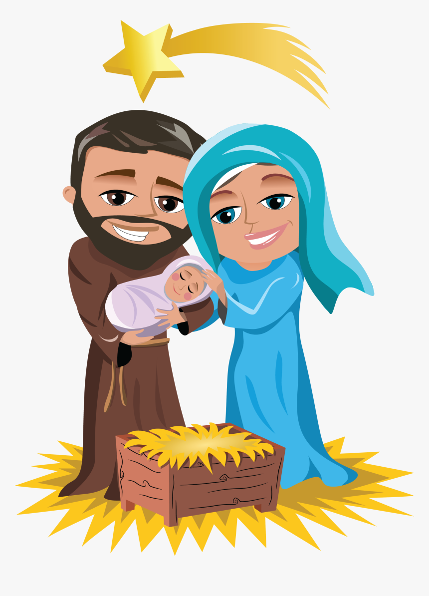 Teachers Workshop Teaching The - Mary Joseph Jesus Clipart, HD Png Download, Free Download