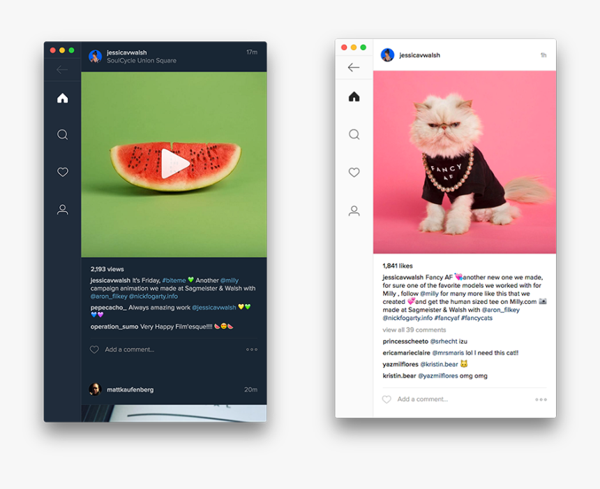 Ramme Unofficial Instagram Desktop App, HD Png Download, Free Download