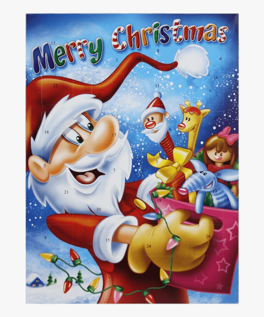 Merry Christmas Advent Calendar - Christmas Advent Calendars Png, Transparent Png, Free Download