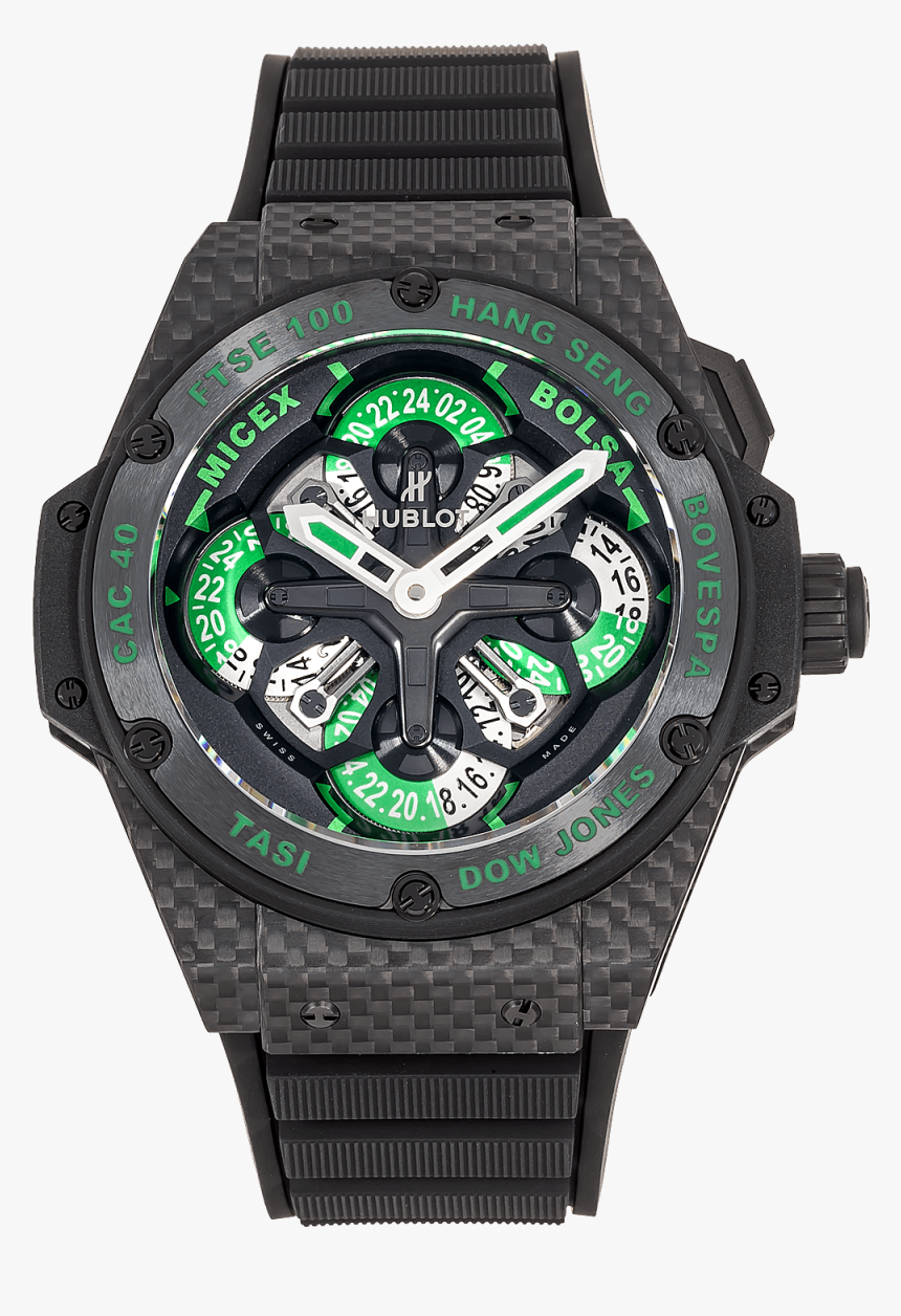 Big Bang King Power Unico Gmt Limited Carbon Fiber - Analog Watch, Hd 