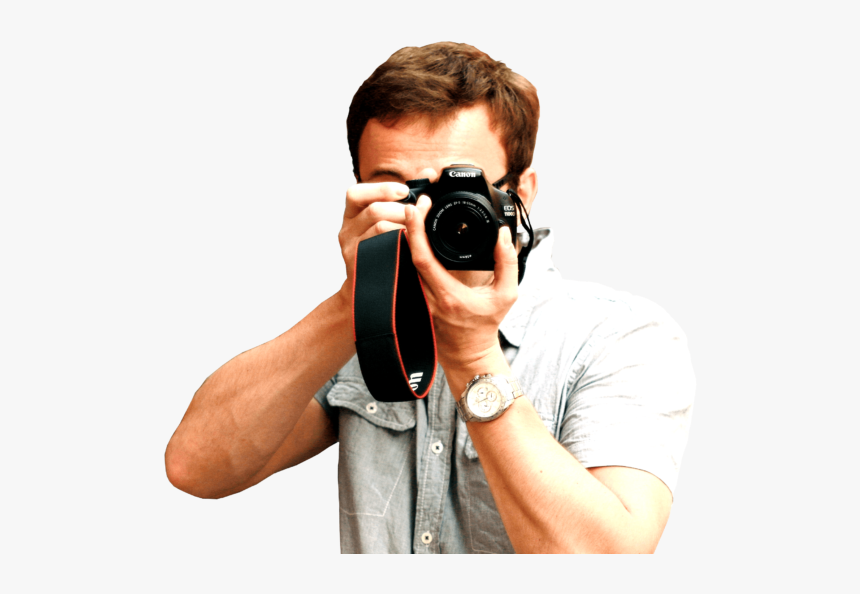 Man - Photographer Png, Transparent Png, Free Download