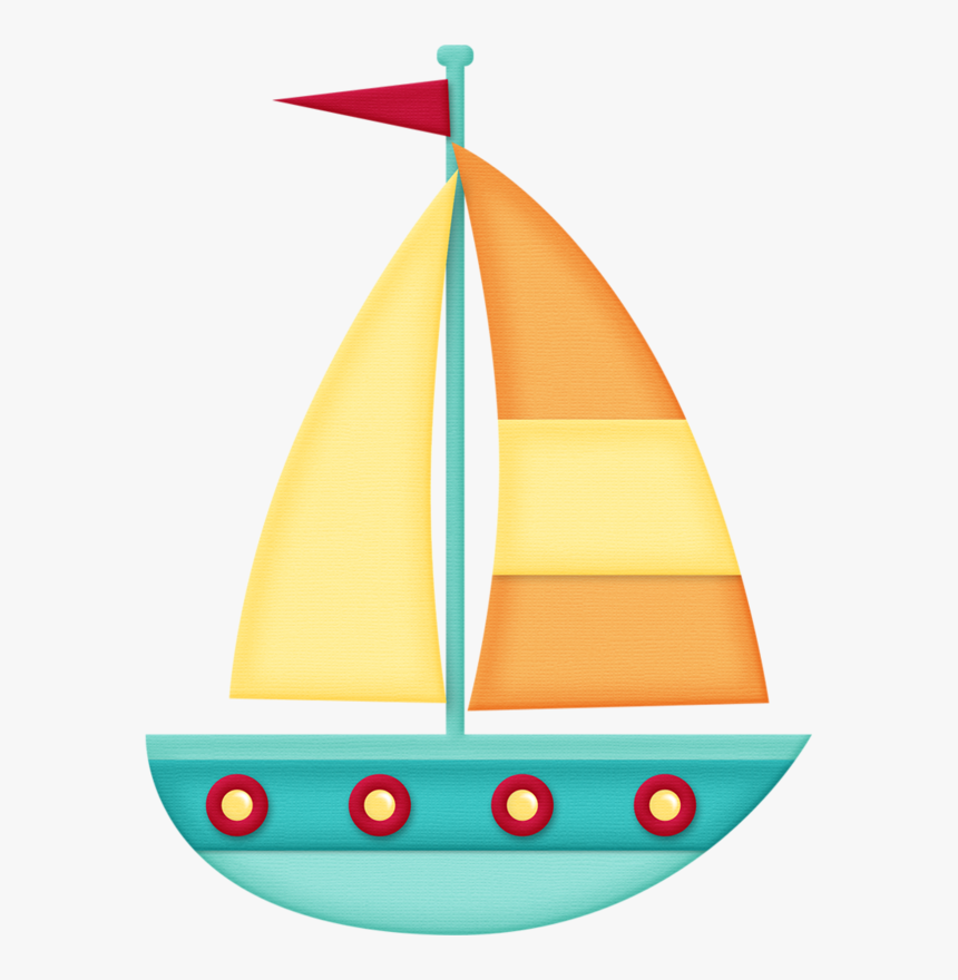 Sailboat - Cute Boat Clipart Png, Transparent Png, Free Download