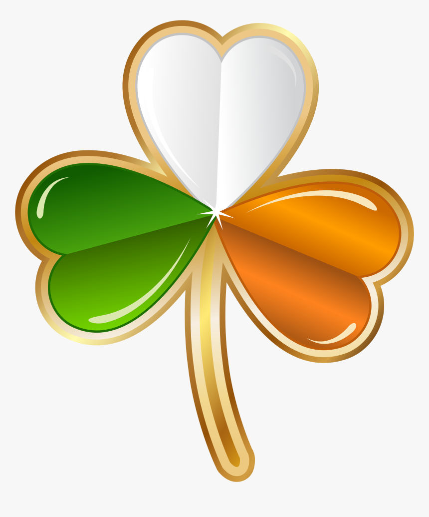 St Patricks Day Irish Shamrock Transparent Png Clip - Transparent St Patricks Day, Png Download, Free Download