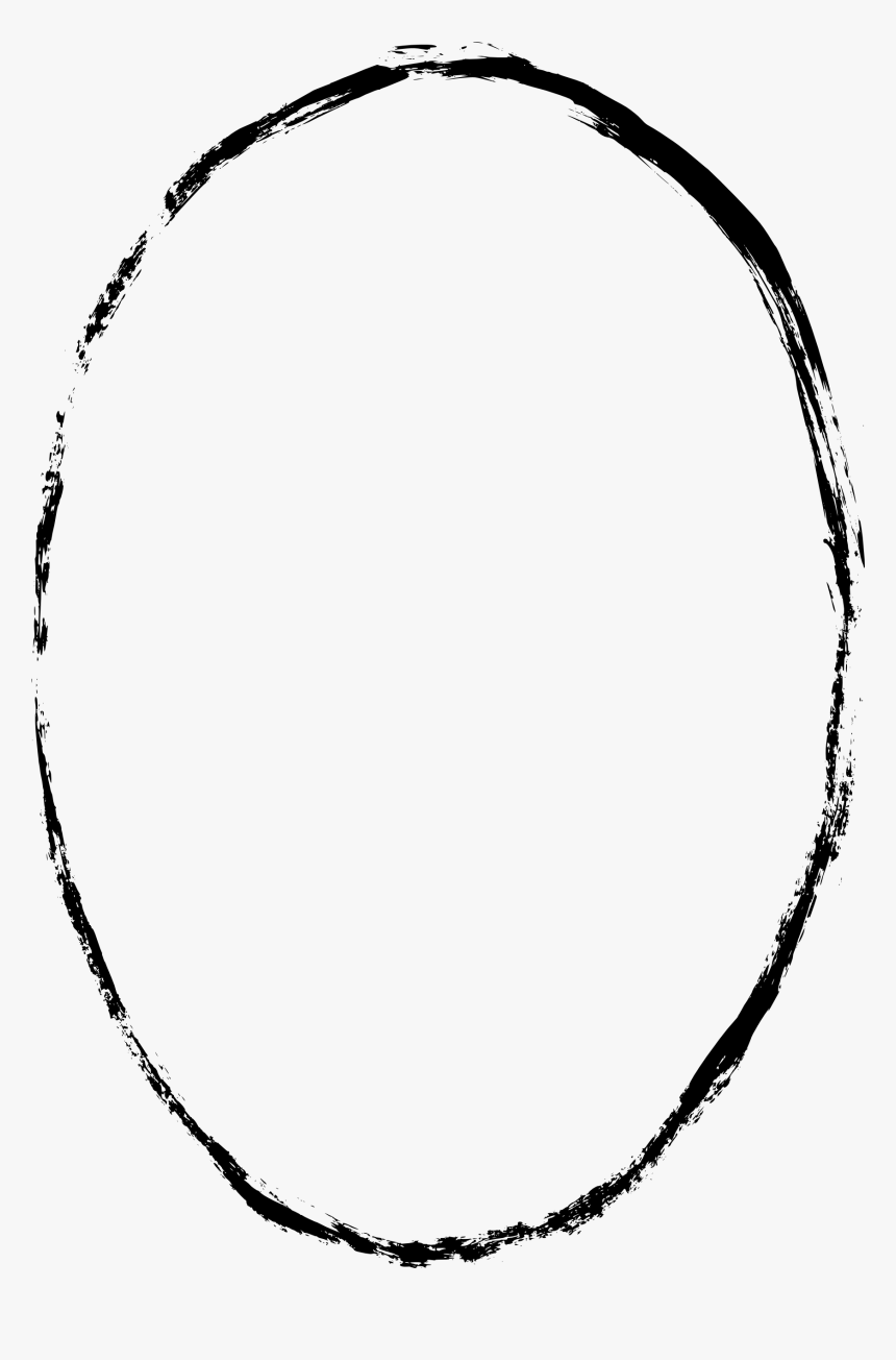 Oval Brush Stroke Png, Transparent Png - kindpng