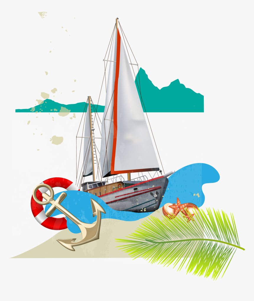 Vector Boat Png Download - Sail, Transparent Png, Free Download