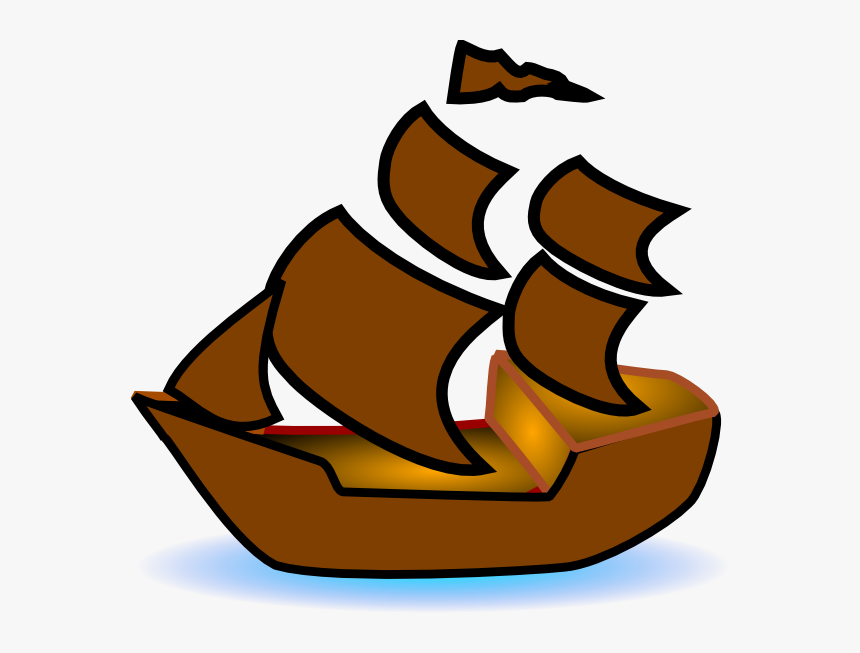 Brown Boat Svg Clip Arts - Clipart Royalty Free Ship, HD Png Download, Free Download