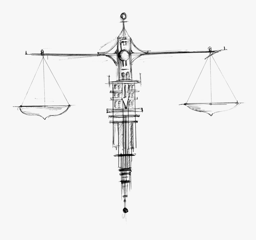 Scales Of Justice Painting, HD Png Download, Free Download