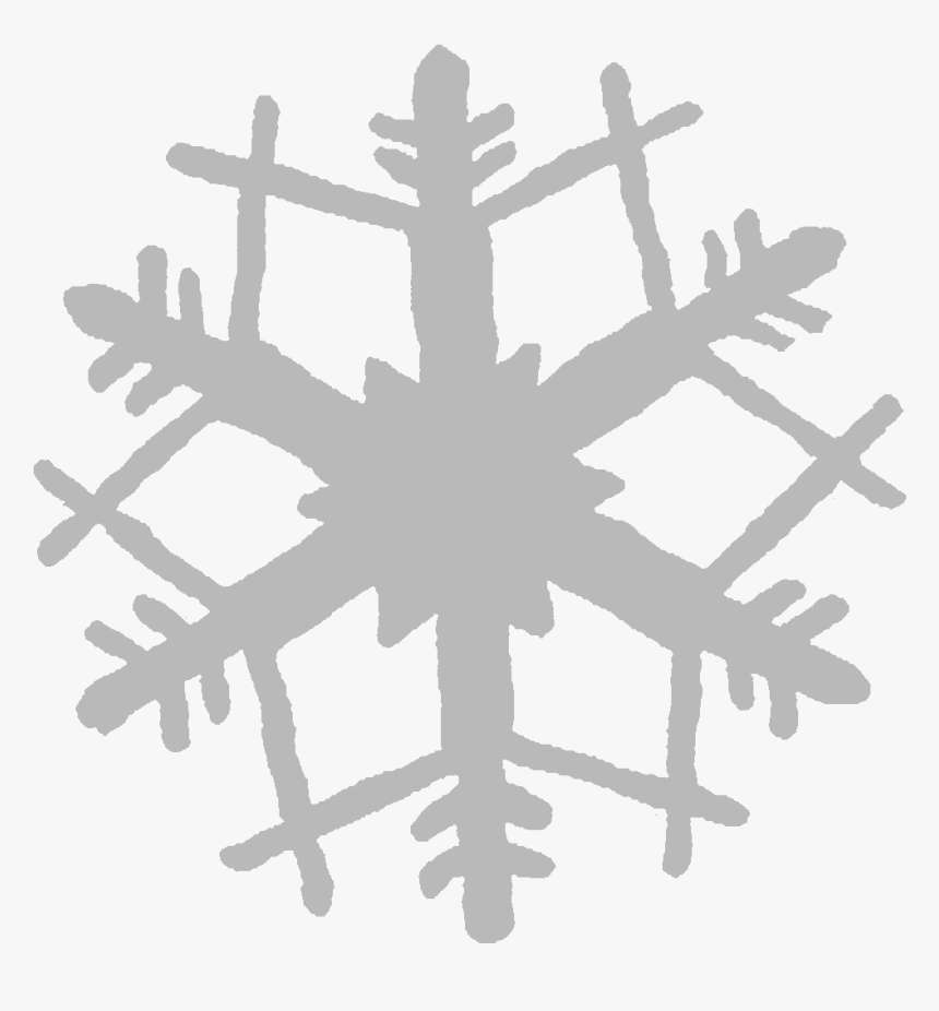 Snowflake Image Winter Illustration - Snowflake Gray, HD Png Download, Free Download