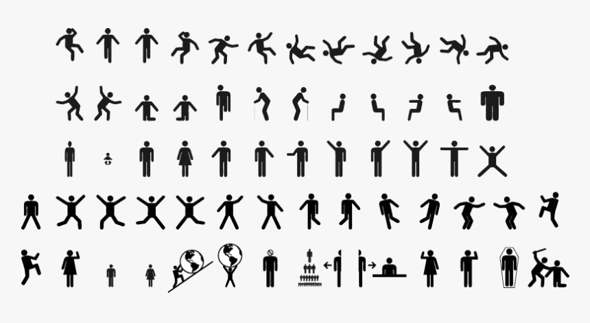 People Pictogram Vector Free Download - Pictogram Vector, HD Png Download, Free Download