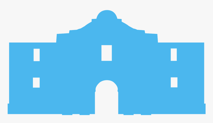 Silhouette Of The Alamo, HD Png Download, Free Download