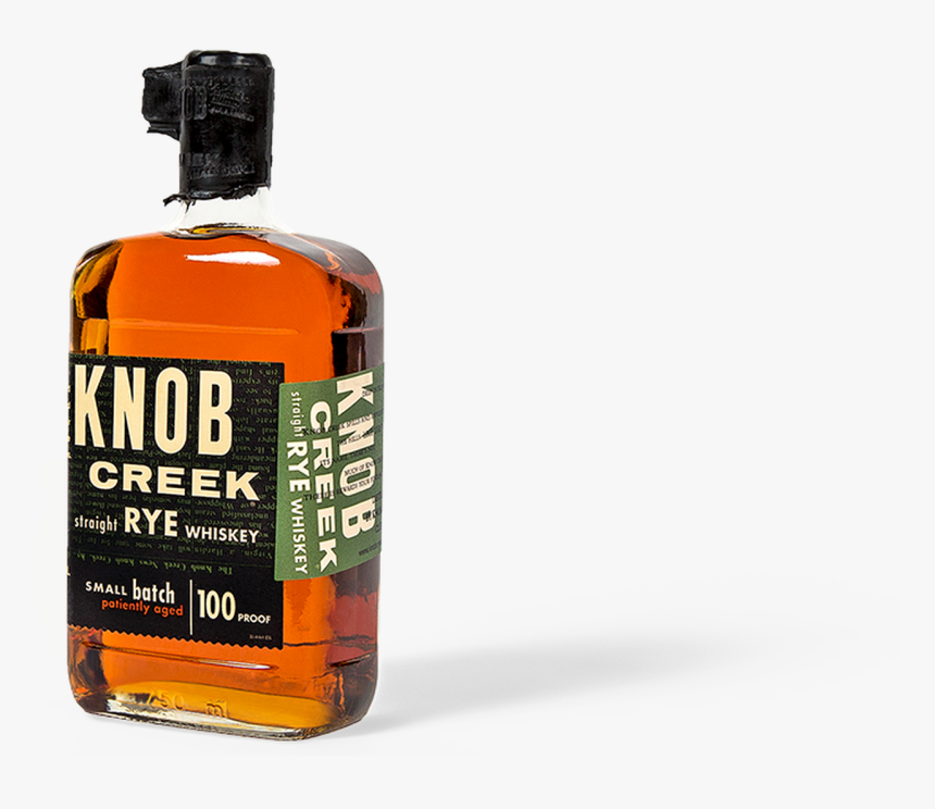 Knob Creek Straight Rye Whiskey Small Batch - Glass Bottle, HD Png Download, Free Download