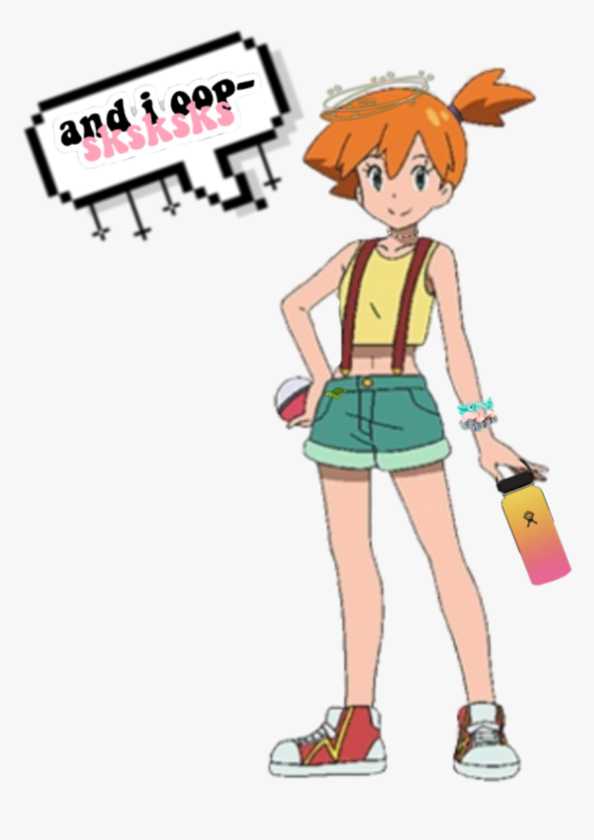 #vsco #misty #pokemon #edit - Pokemon Sun And Moon Brock And Misty, HD Png Download, Free Download