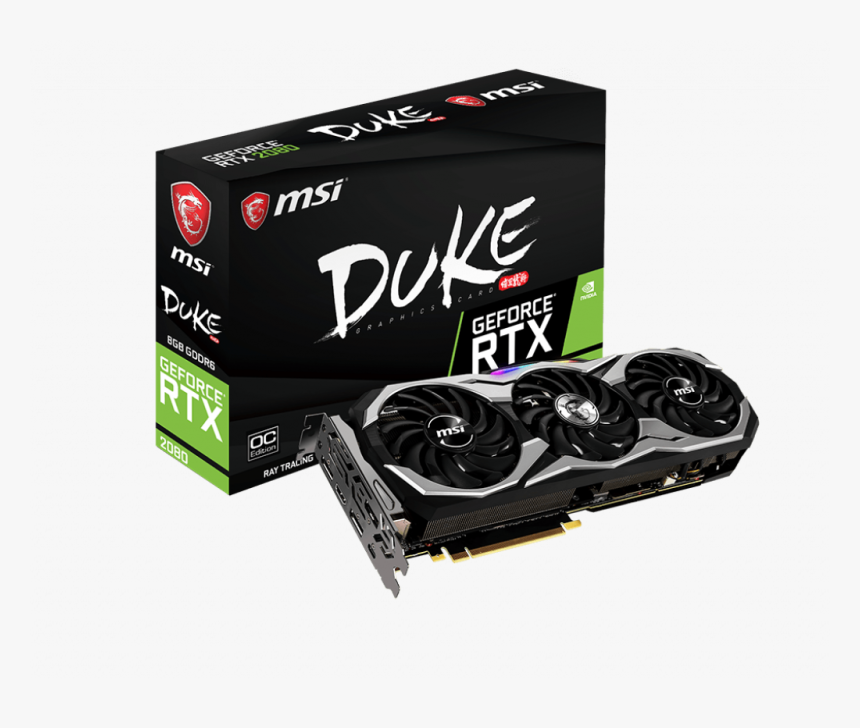 Msi Geforce Rtx 2080 Duke 8gb Oc, HD Png Download, Free Download