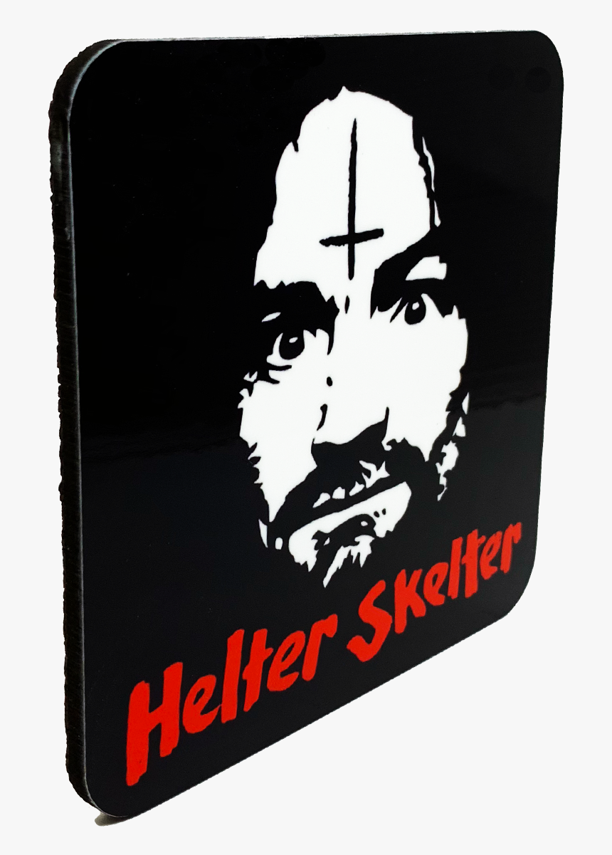 Charles Manson Helter Skelter Drink Coaster - Illustration, HD Png Download, Free Download