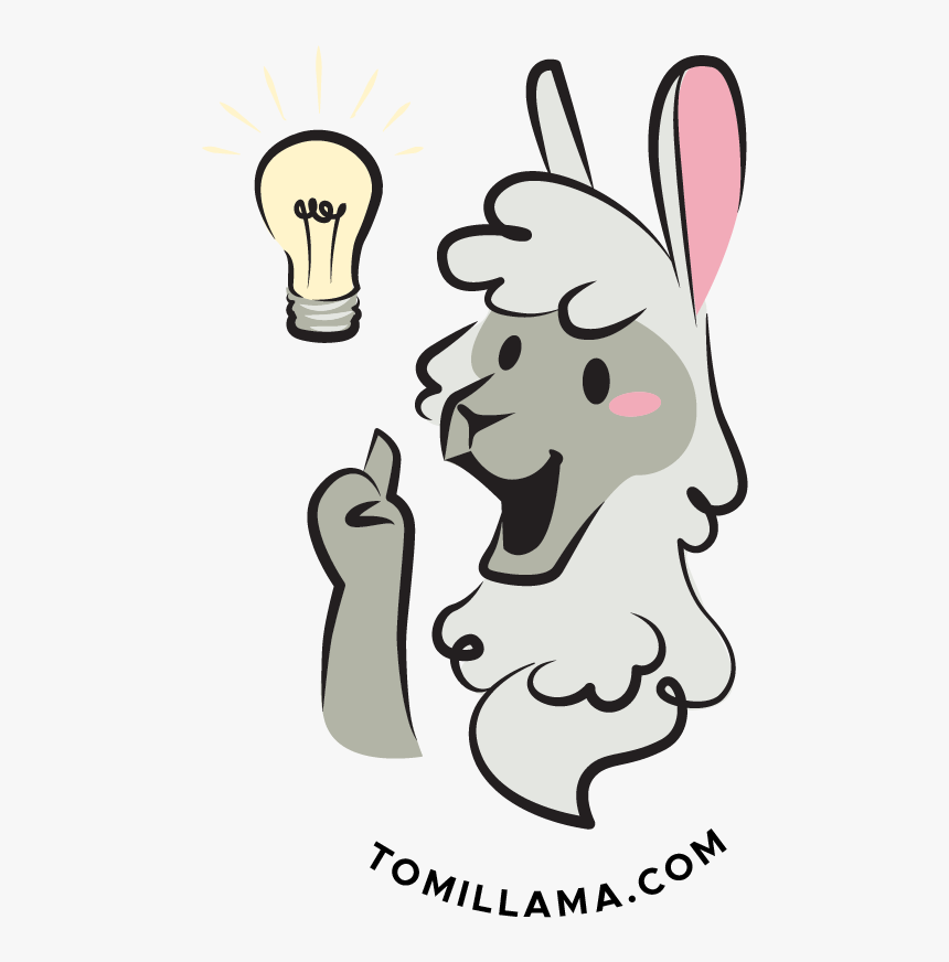 Idea Llama - Cartoon, HD Png Download, Free Download